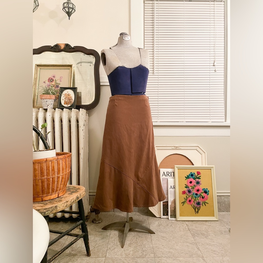 Brown Maxi Skirt